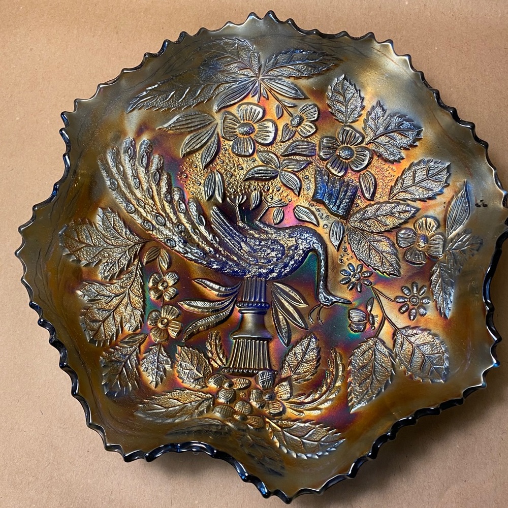 Gasoline glass decorative dish